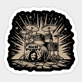 Rush Band: Neil Peart drummer Sticker